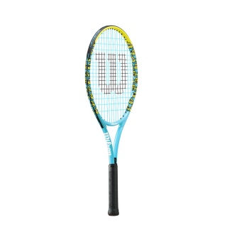 Wilson Minions 2.0 25in 2022 blau Kinder-Tennisschläger (9-12 Jahre) - besaitet -
